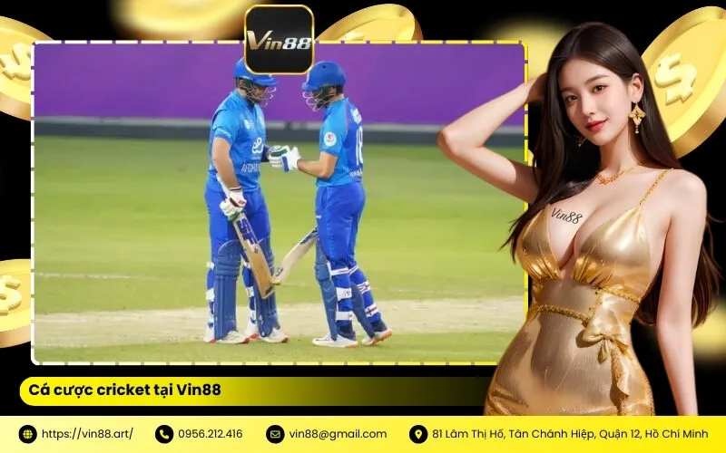Cá cược cricket tại Vin88