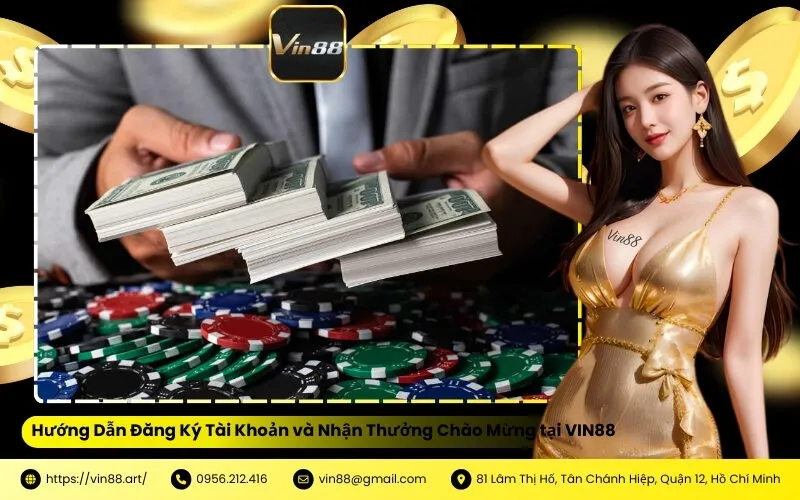 Hướng Dẫn Đăng Ký Tài Khoản và Nhận Thưởng Chào Mừng tại VIN88